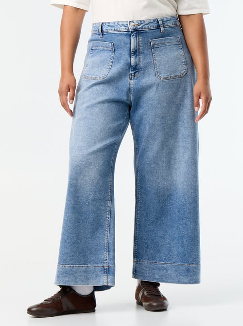 Jeans larghi con tasche applicate - Kiabi
