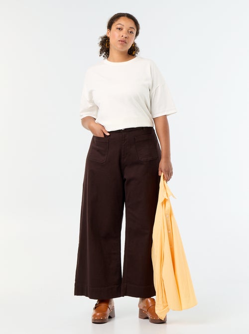 Jeans larghi con tasche applicate - Kiabi