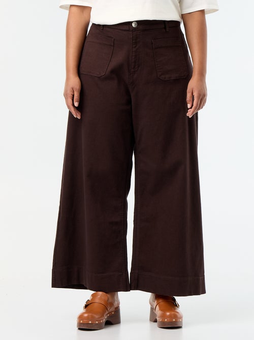 Jeans larghi con tasche applicate - Kiabi