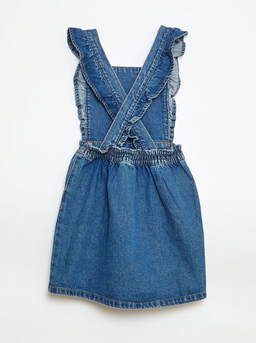 Jeans-Latzhose mit Rüschen - Kiabi