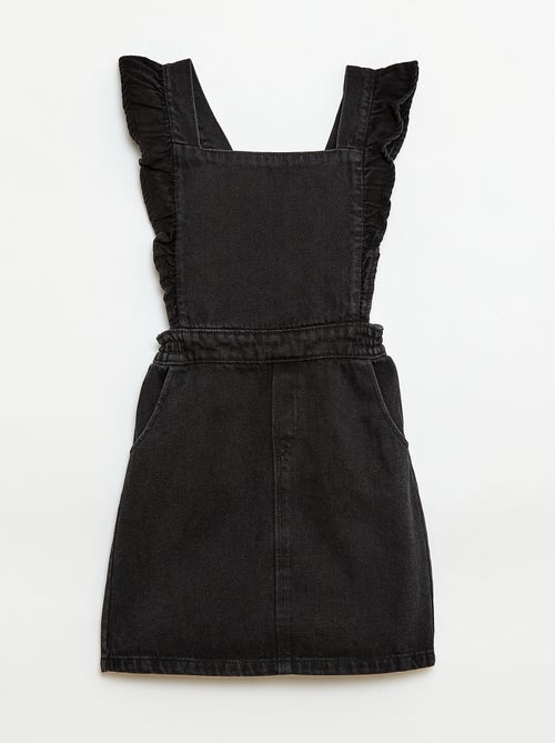 Jeans-Latzhose mit Rüschen - Kiabi
