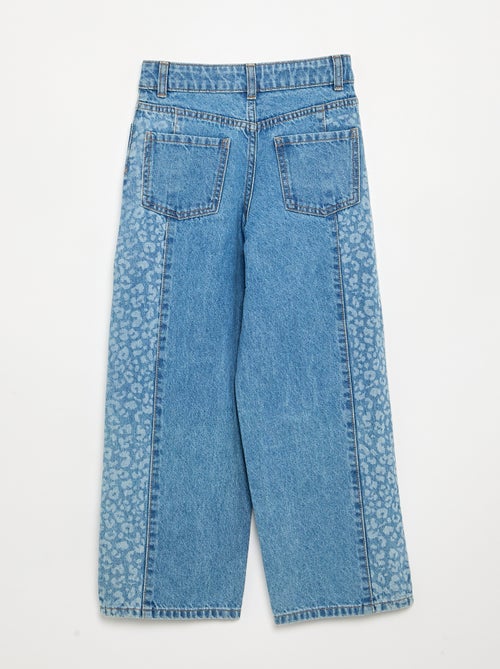 Jeans mit bedruckten Einsätzen - Kiabi Jeans mit bedruckten Einsätzen - Kiabi