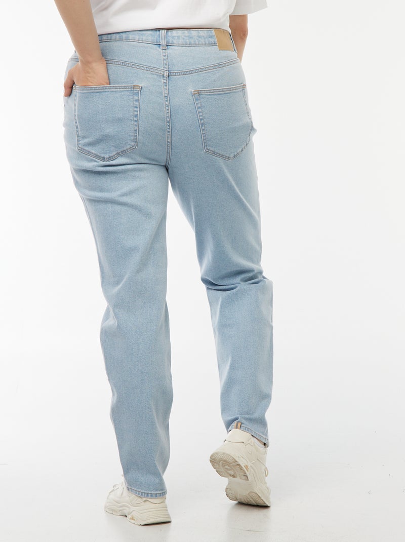 Jeans mom a vita alta - L28 Blu - Kiabi