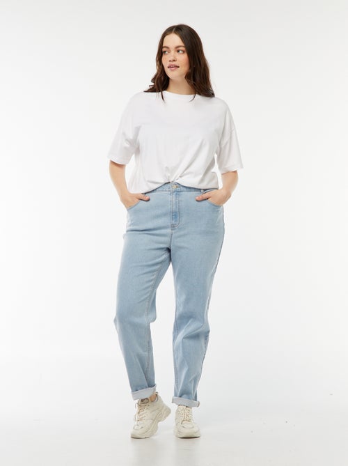 Jeans mom a vita alta 5 tasche - L32 - Kiabi