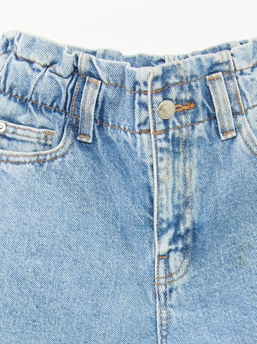 Jeans mom paperbag - Kiabi