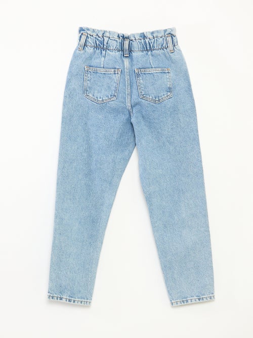 Jeans mom paperbag - Kiabi