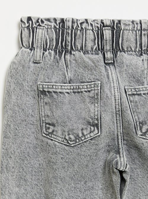 Jeans mom paperbag - Kiabi