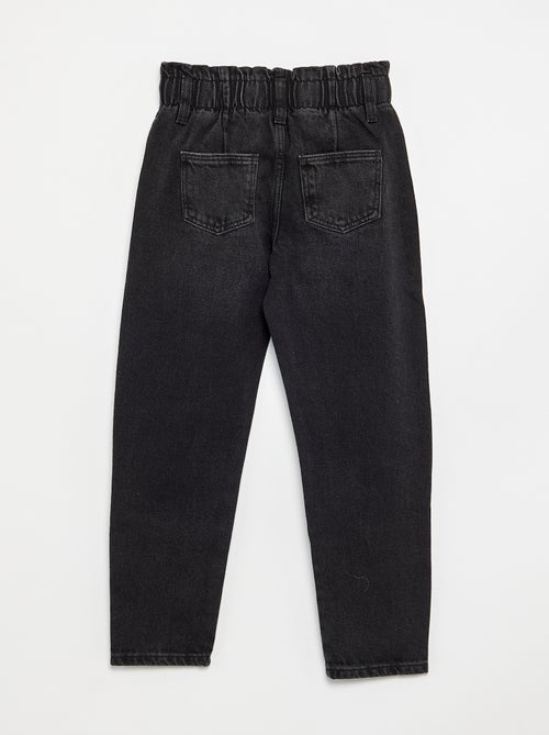 Jeans mom paperbag - Kiabi