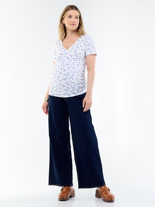 Jeans premaman wide leg - Kiabi