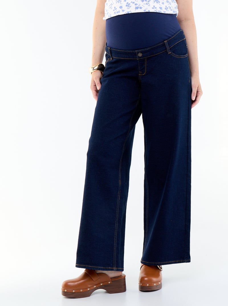 Jeans premaman wide leg Blu - Kiabi