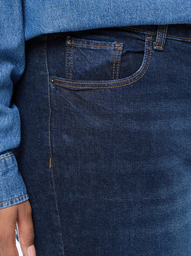 Jeans regular fit 5 tasche L30 BLU - Kiabi