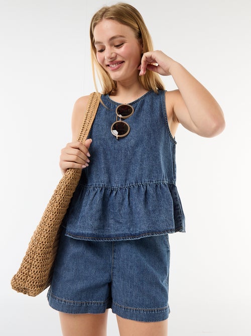 Jeans-Short mit Gummizug - Kiabi
