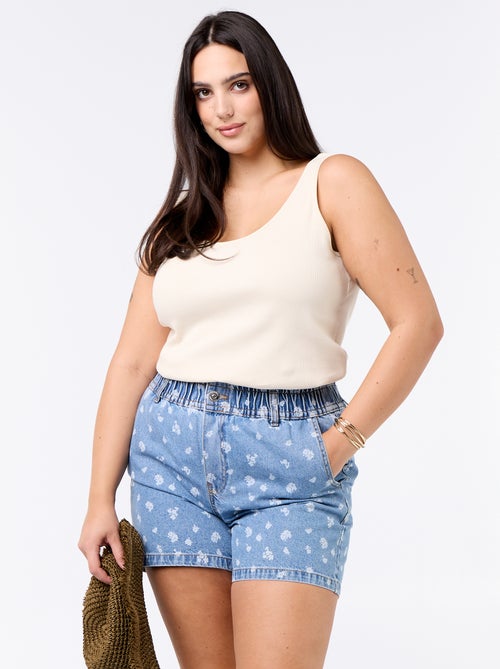 Jeans-Short mit Taschen - Kiabi