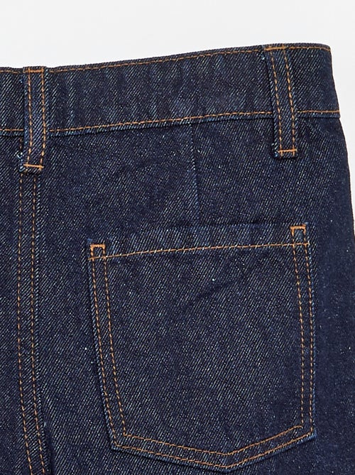 Jeans-Shorts mit Plissee-Effekt - Kiabi