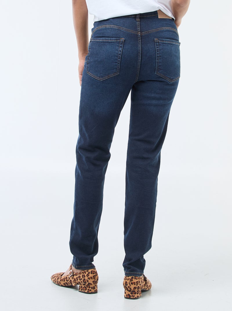Jeans skinny a vita alta - L30 Blu - Kiabi