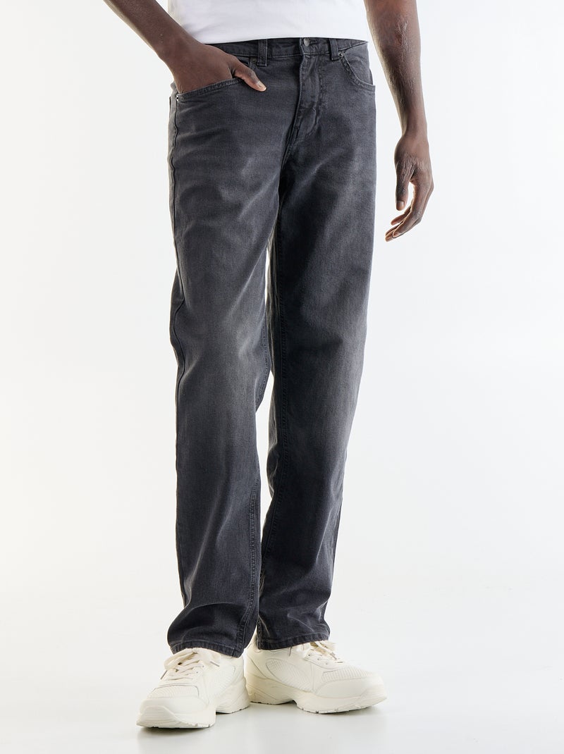Jeans slim a 5 tasche - L34 Nero - Kiabi