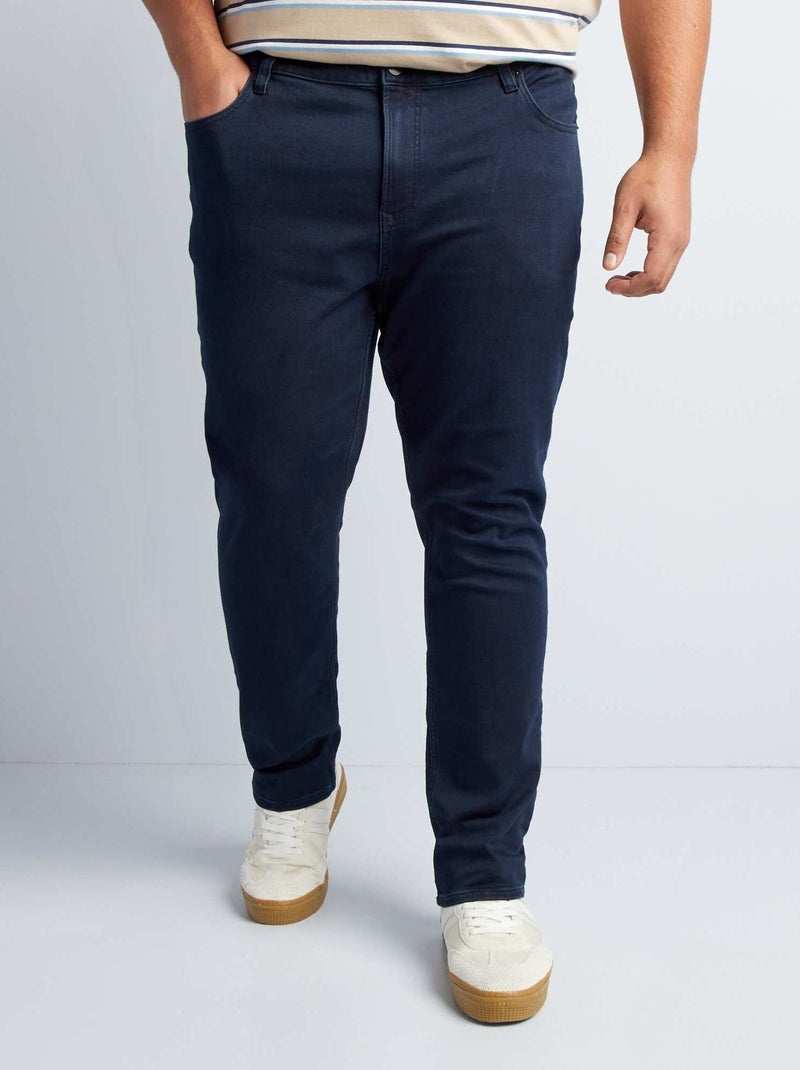 Jeans slim elasticizzato - L32 blu/nero - Kiabi