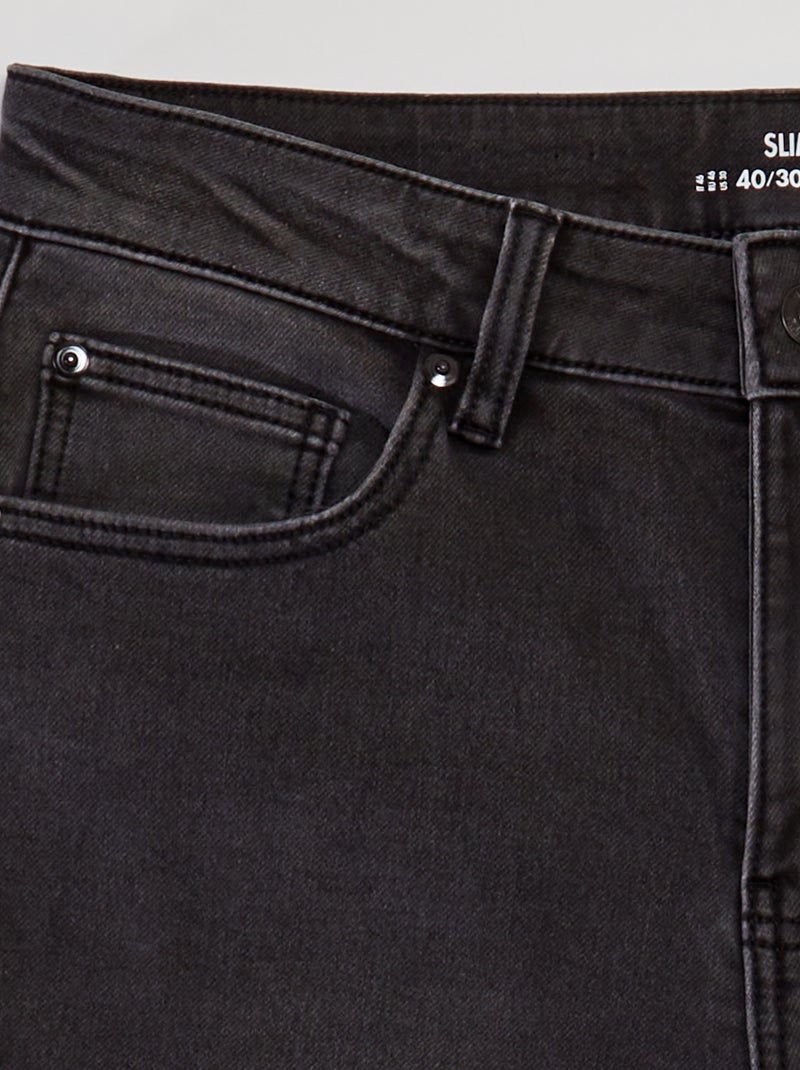 Jeans slim stretch - L30 GRIGIO - Kiabi