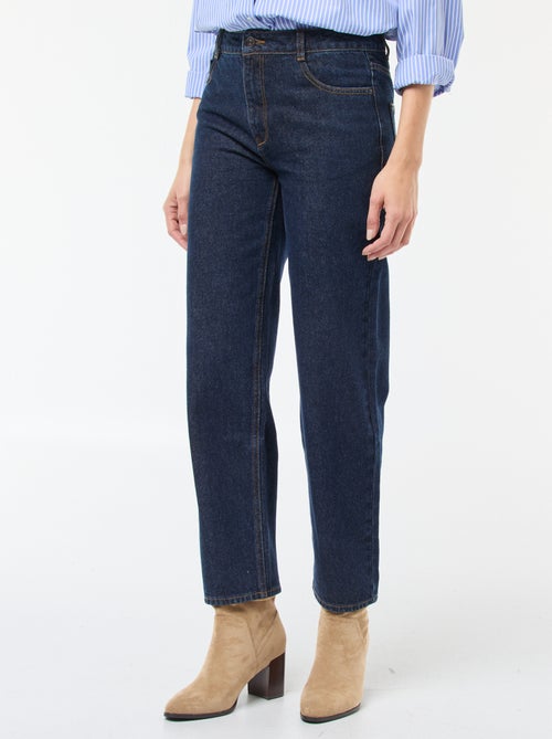 Jeans straight / a taglio dritto a vita alta - L32 - Kiabi Jeans straight / a taglio dritto a vita alta - L32 - Kiabi