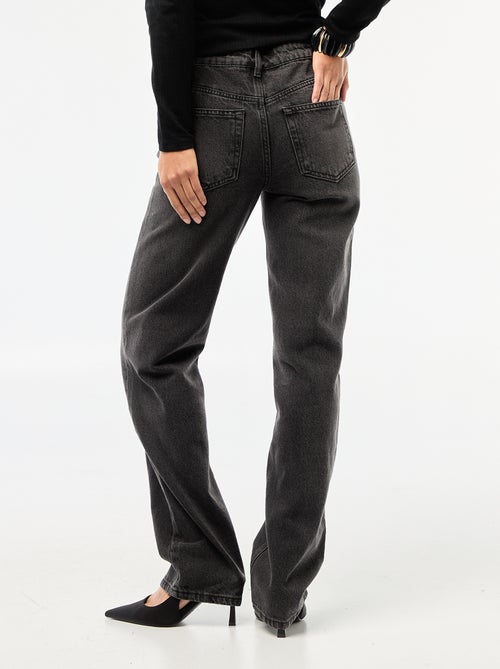 Jeans straight / a taglio dritto a vita alta - L32 - Kiabi Jeans straight / a taglio dritto a vita alta - L32 - Kiabi