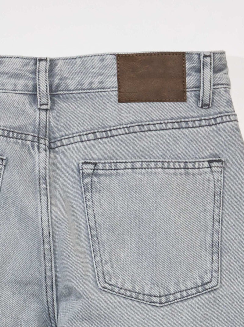 Jeans Straight Fit - L32 Hellgrau - Kiabi
