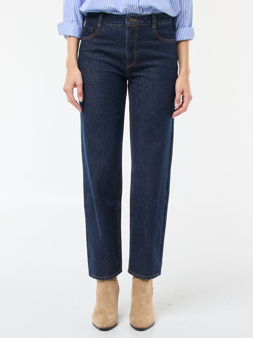 Jeans straight vestibilità regular in cotone - L28 - Kiabi Jeans straight vestibilità regular in cotone - L28 - Kiabi
