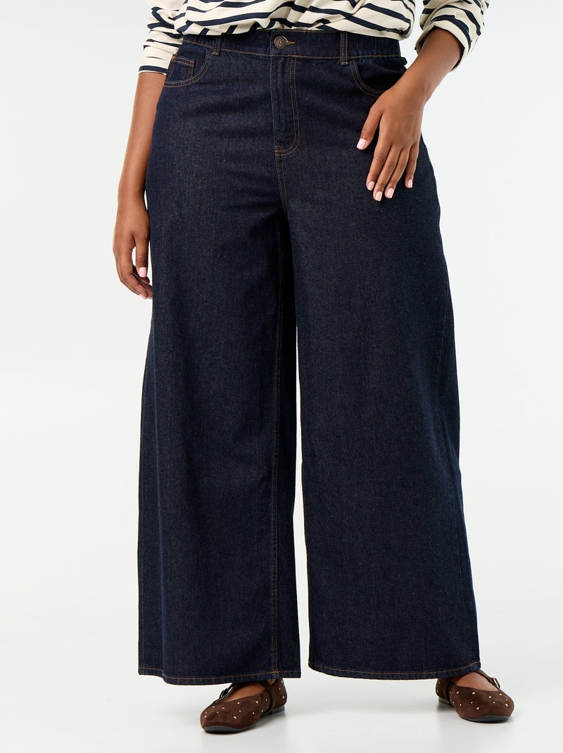 Jeans super wide leg a 5 tasche Blu - Kiabi
