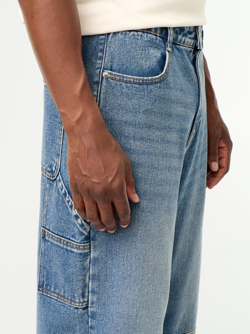 Jeans taglio ampio / Loose fit a 5 tasche - Kiabi Jeans taglio ampio / Loose fit a 5 tasche - Kiabi