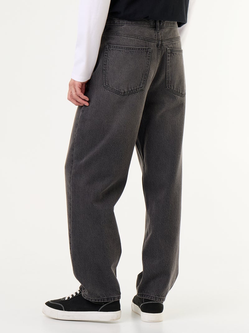 Jeans taglio ampio / relaxed fit Grigio - Kiabi