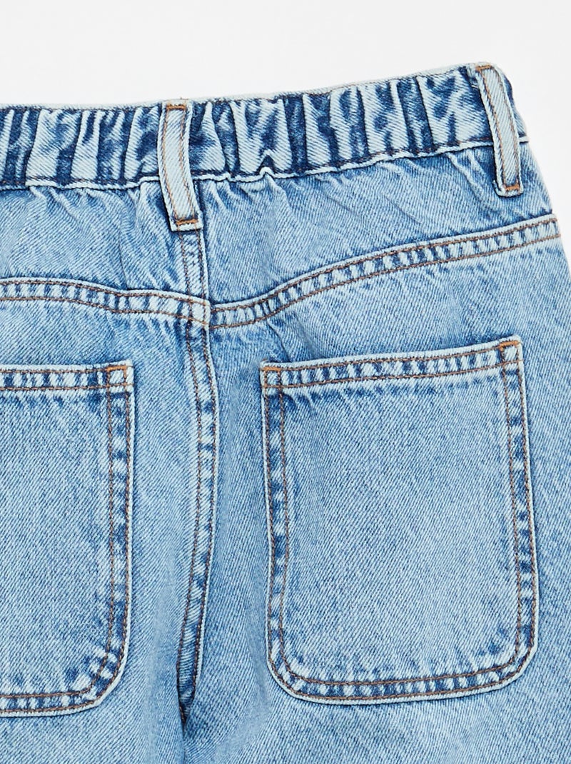 Jeans taglio baggy 5 tasche Blu - Kiabi