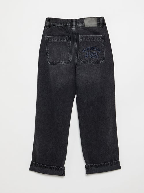 Jeans taglio dritto a 5 tasche - Kiabi