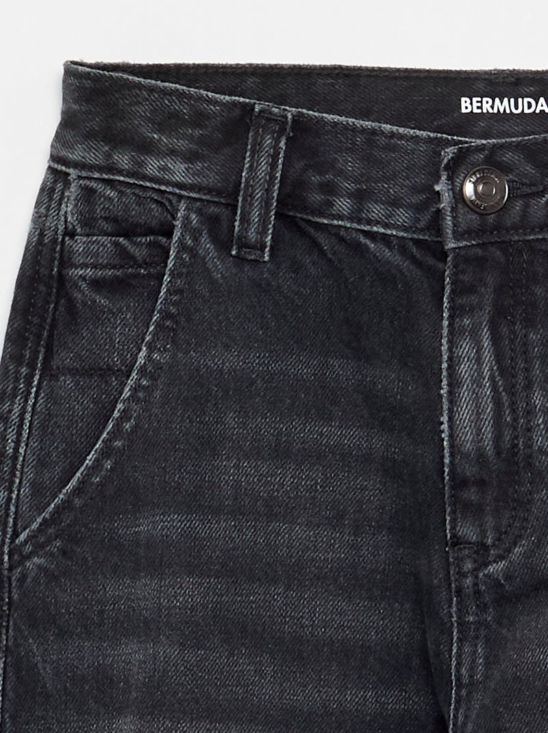 Jeans taglio dritto a 5 tasche Nero - Kiabi