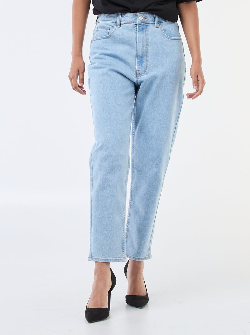 Jeans taglio mom - L28 Blu - Kiabi