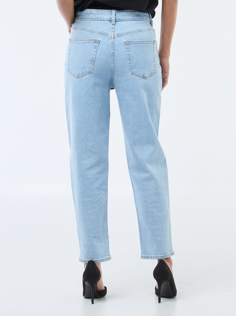 Jeans taglio mom - L28 Blu - Kiabi