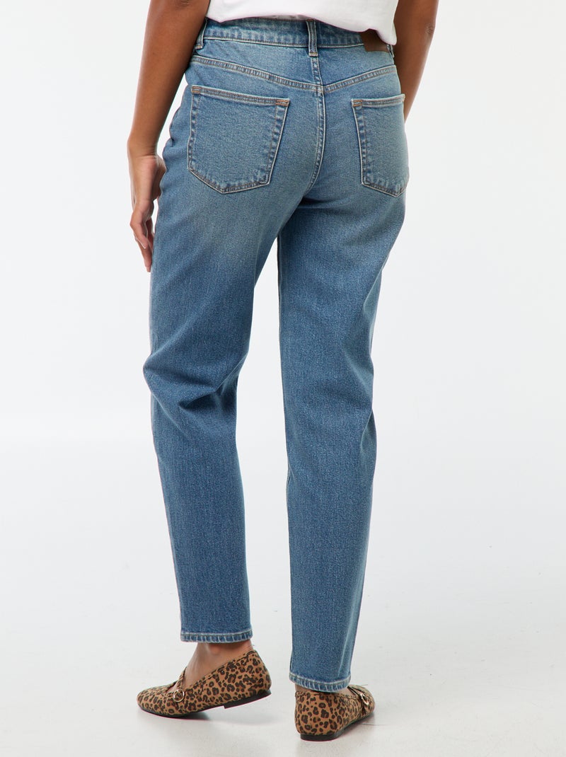 Jeans taglio mom - L32 Blu - Kiabi