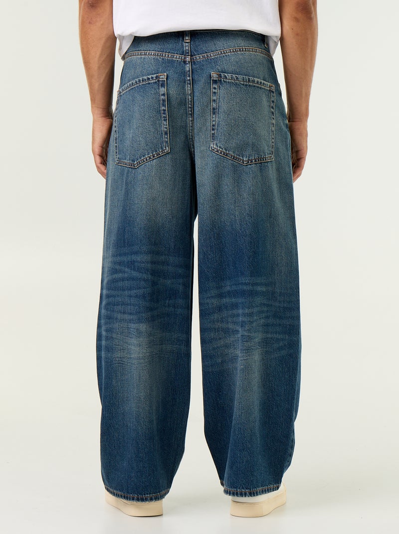 Jeans taglio super baggy Blu - Kiabi