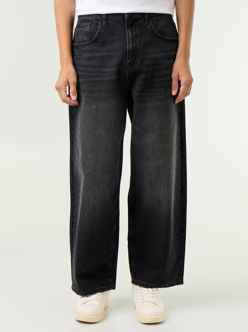 Jeans taglio super baggy Nero - Kiabi