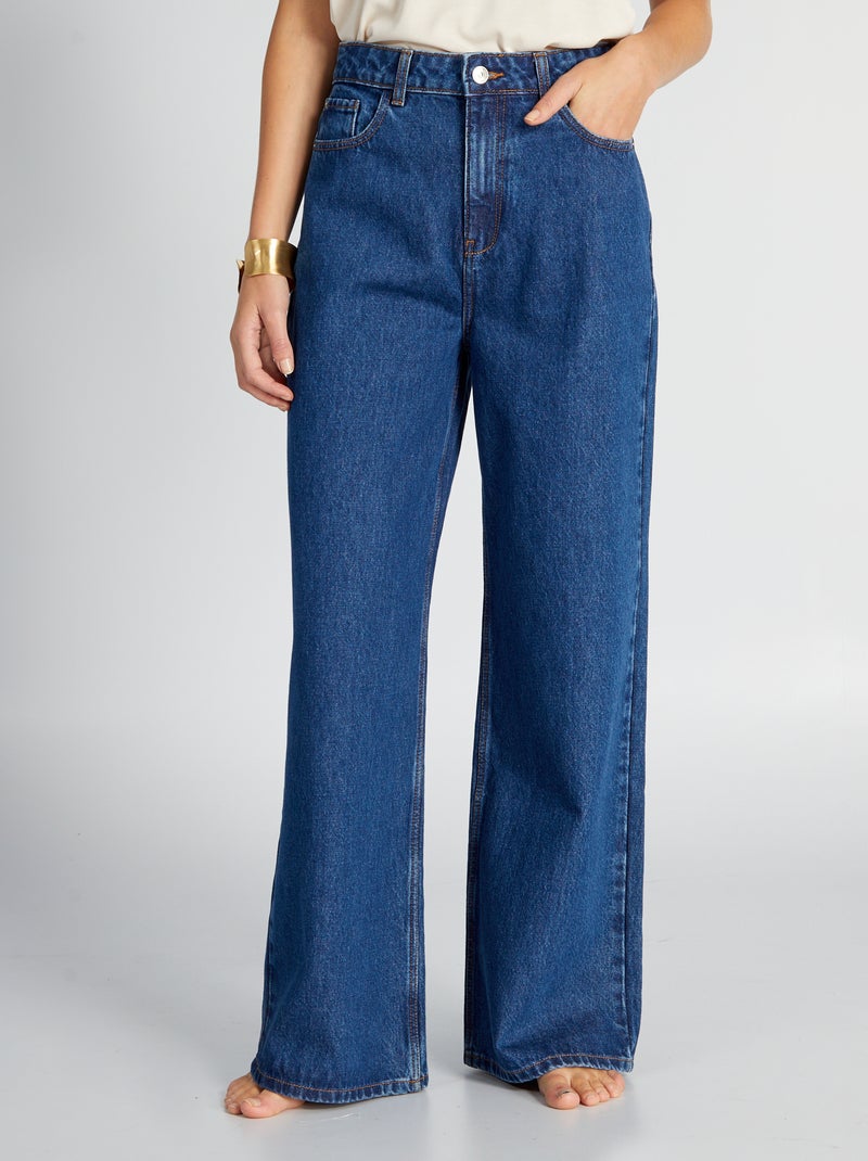 Jeans wide leg - 30L BLU - Kiabi