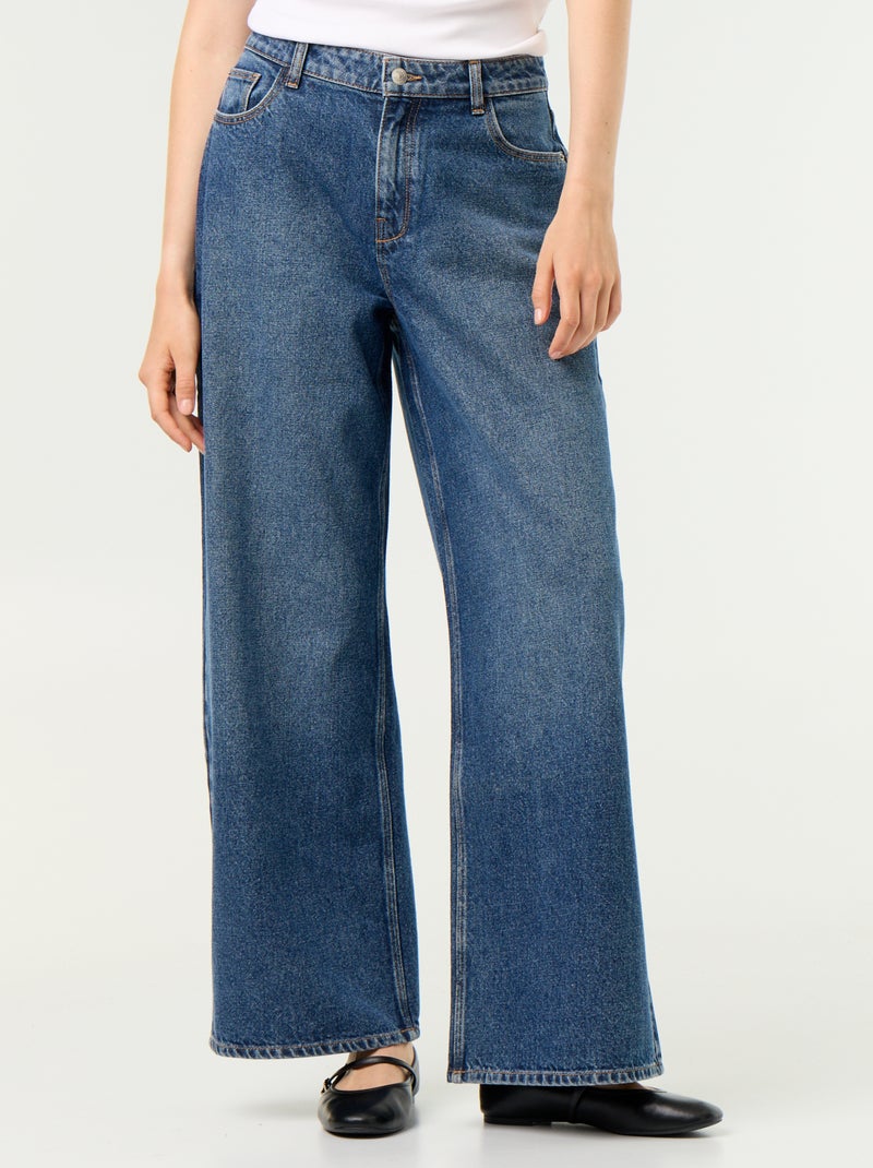 Jeans wide leg - L30 BLU - Kiabi