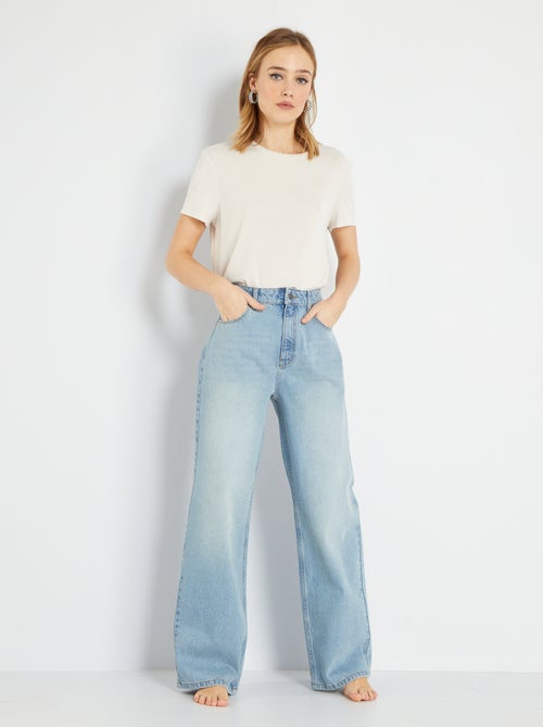 Jeans wide leg - L30 - Kiabi