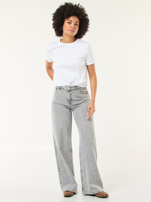 Jeans wide leg - L30 - Kiabi