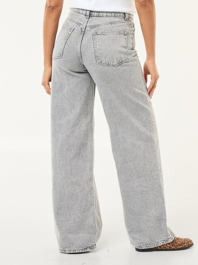 Jeans wide leg - L30 Grigio - Kiabi
