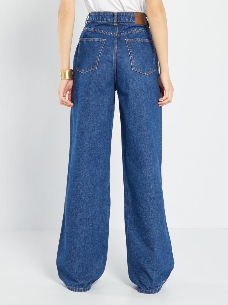 Jeans wide leg - L32 BLU - Kiabi