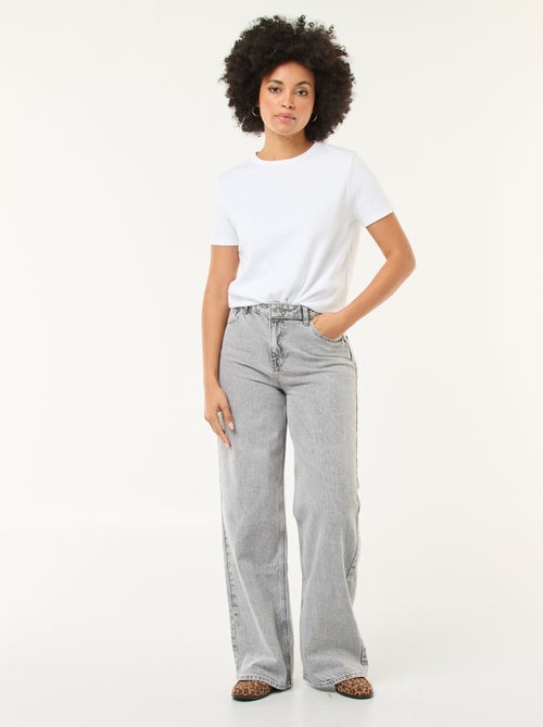 Jeans wide leg - L32 - Kiabi