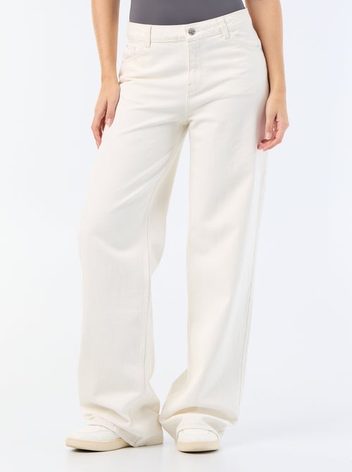 Jeans wide leg - L34 - Kiabi Jeans wide leg - L34 - Kiabi