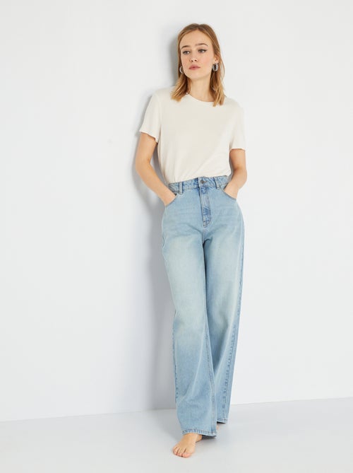 Jeans wide leg - L34 - Kiabi Jeans wide leg - L34 - Kiabi
