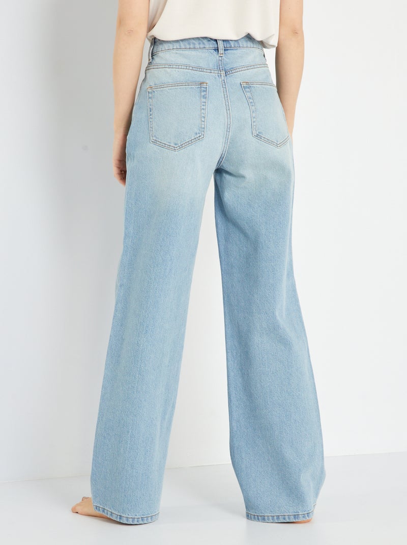 Jeans wide leg - L34 blu - Kiabi