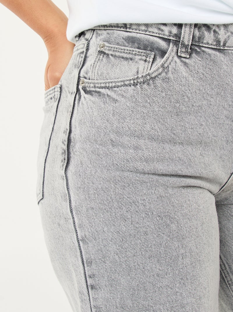 Jeans wide leg - L34 Grigio - Kiabi