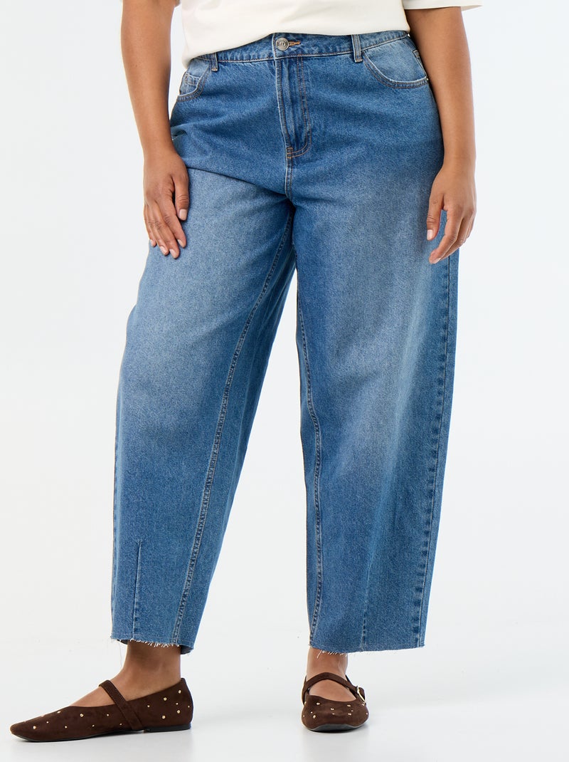 Jeans wide leg a 5 tasche Blu - Kiabi