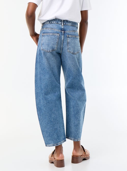 Jeans wide leg / taglio ampio vita alta - Kiabi Jeans wide leg / taglio ampio vita alta - Kiabi